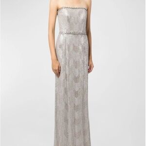 Jenny Packham Evalina Sequin Embellished Gown (Size: US 6; UK 10)